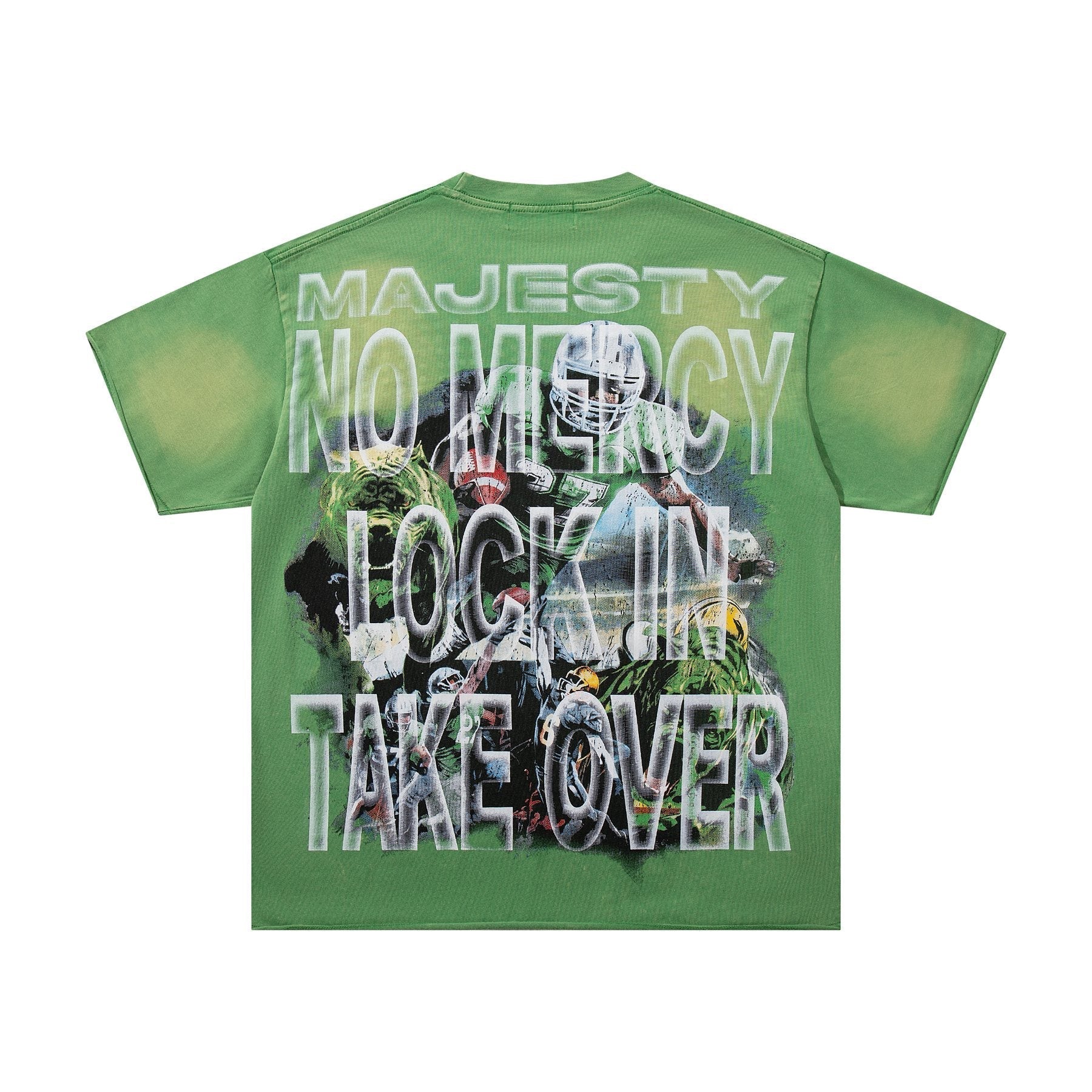 MAJESTIK Football Graphic T-Shirt ¡ª back