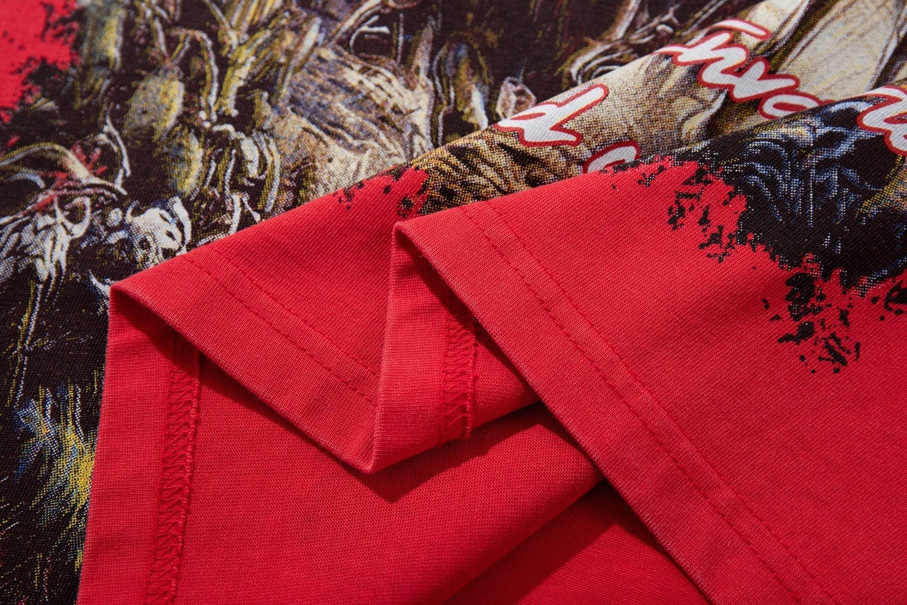 MAJESTIK Western Horse Graphic T-Shirt ¡ª detail