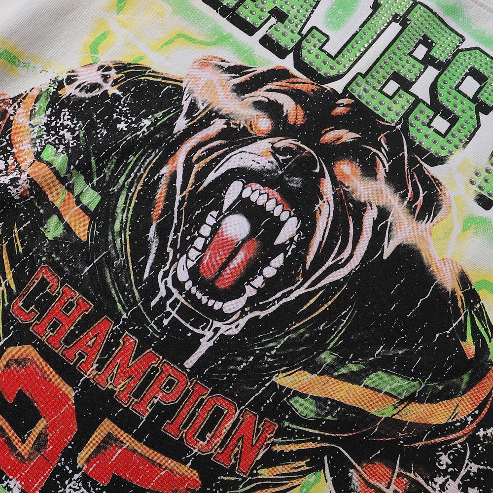 MAJESTIK The World Dogg Graphic Short-Sleeve T-Shirt ¡ª detail