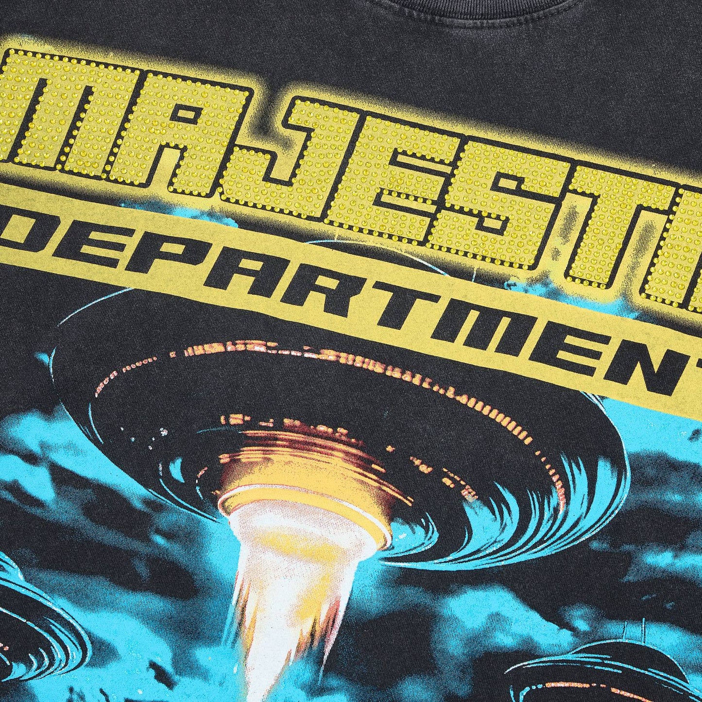 MAJESTIK UFO City Graphic Short-Sleeve T-Shirt ¡ª detail