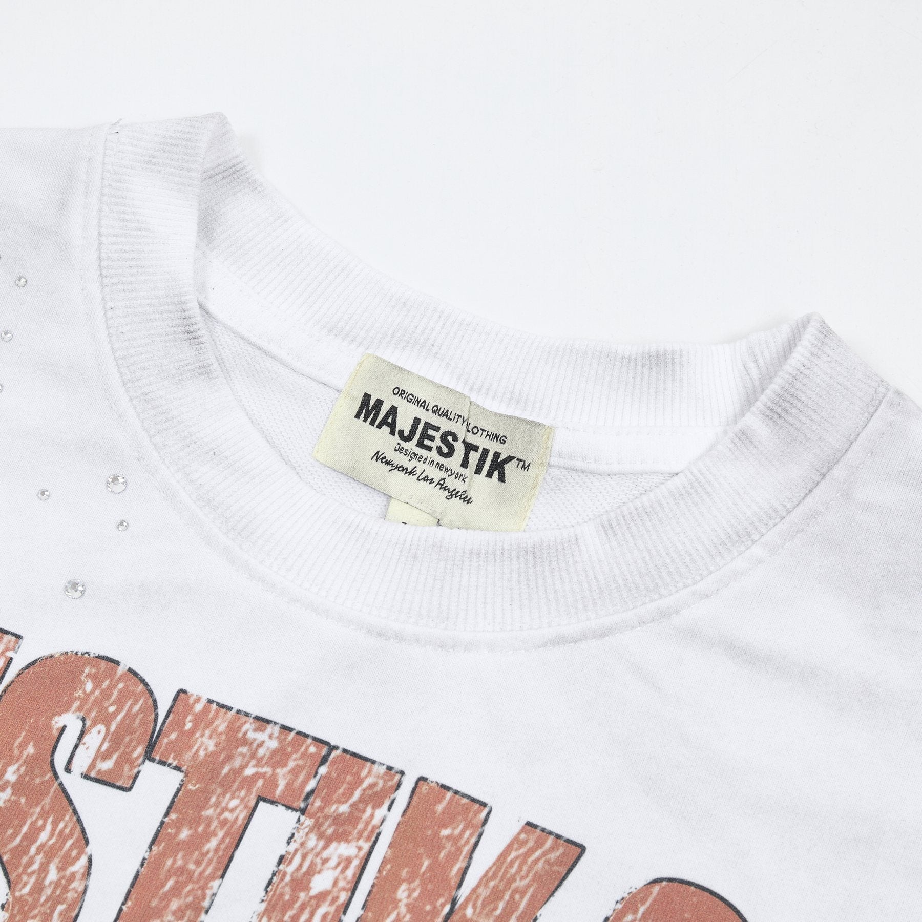 MAJESTIK Soul Graphic Short-Sleeve T-Shirt ¡ª neck_label