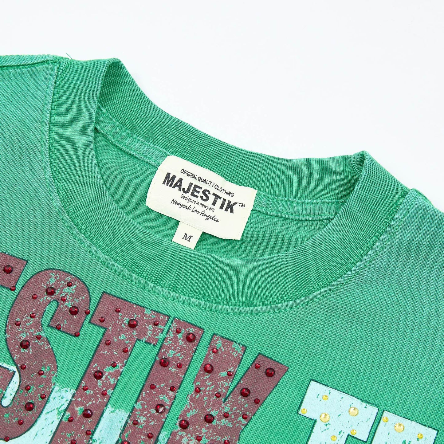 MAJESTIK Racing International 202X Green T-Shirt ¡ª neck_label