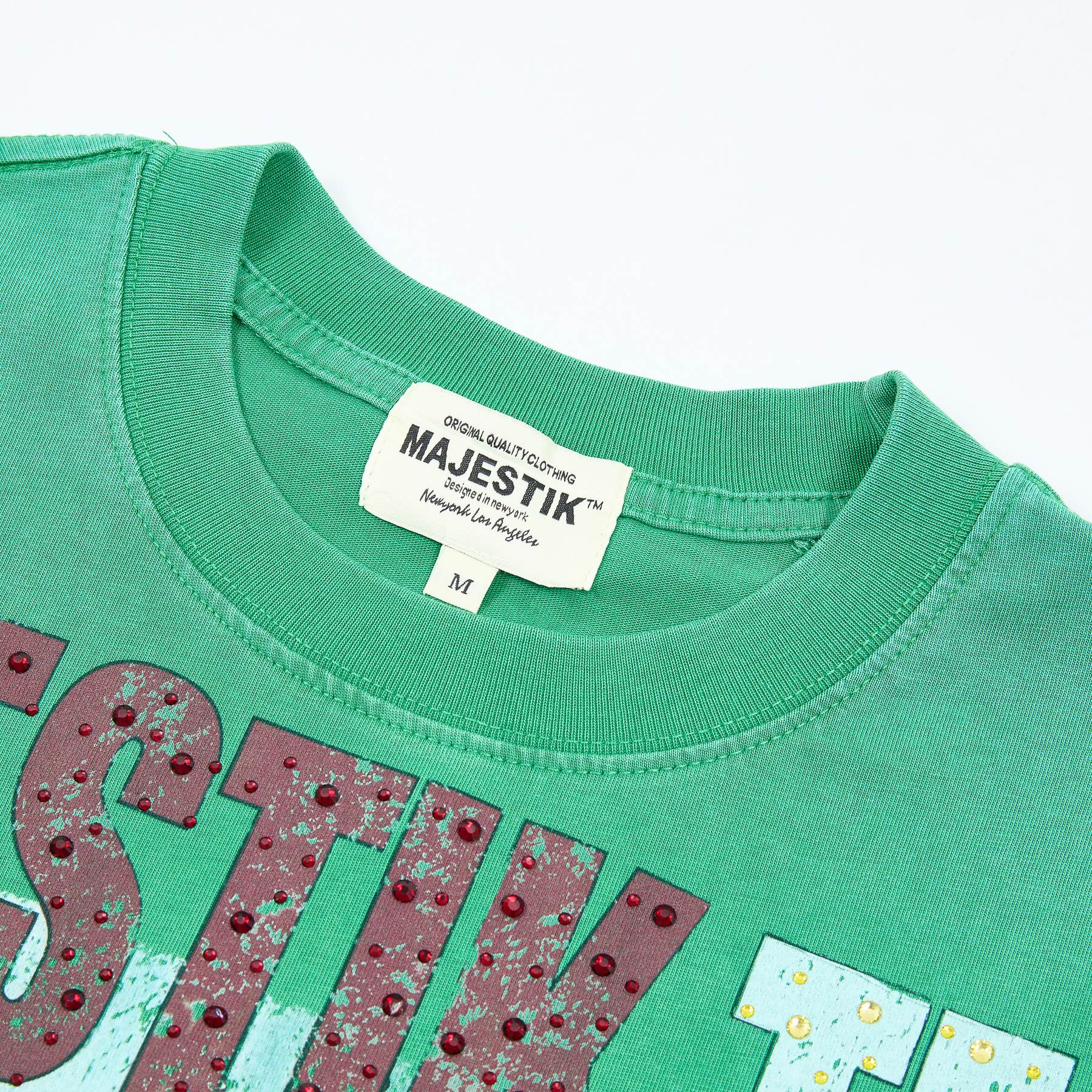 MAJESTIK Racing International 202X Green T-Shirt ¡ª neck_label