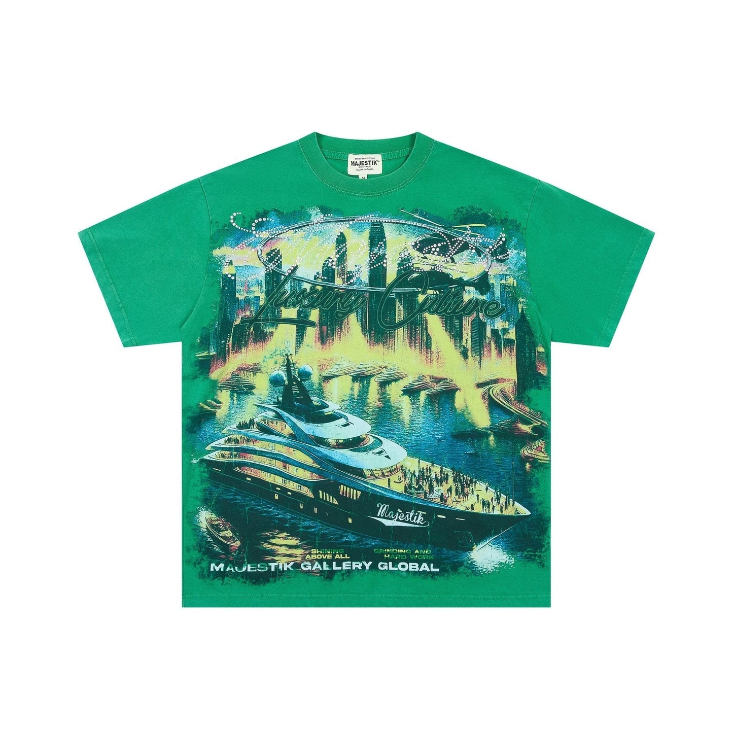 MAJESTIK Yacht Tour Graphic T-Shirt ¡ª front