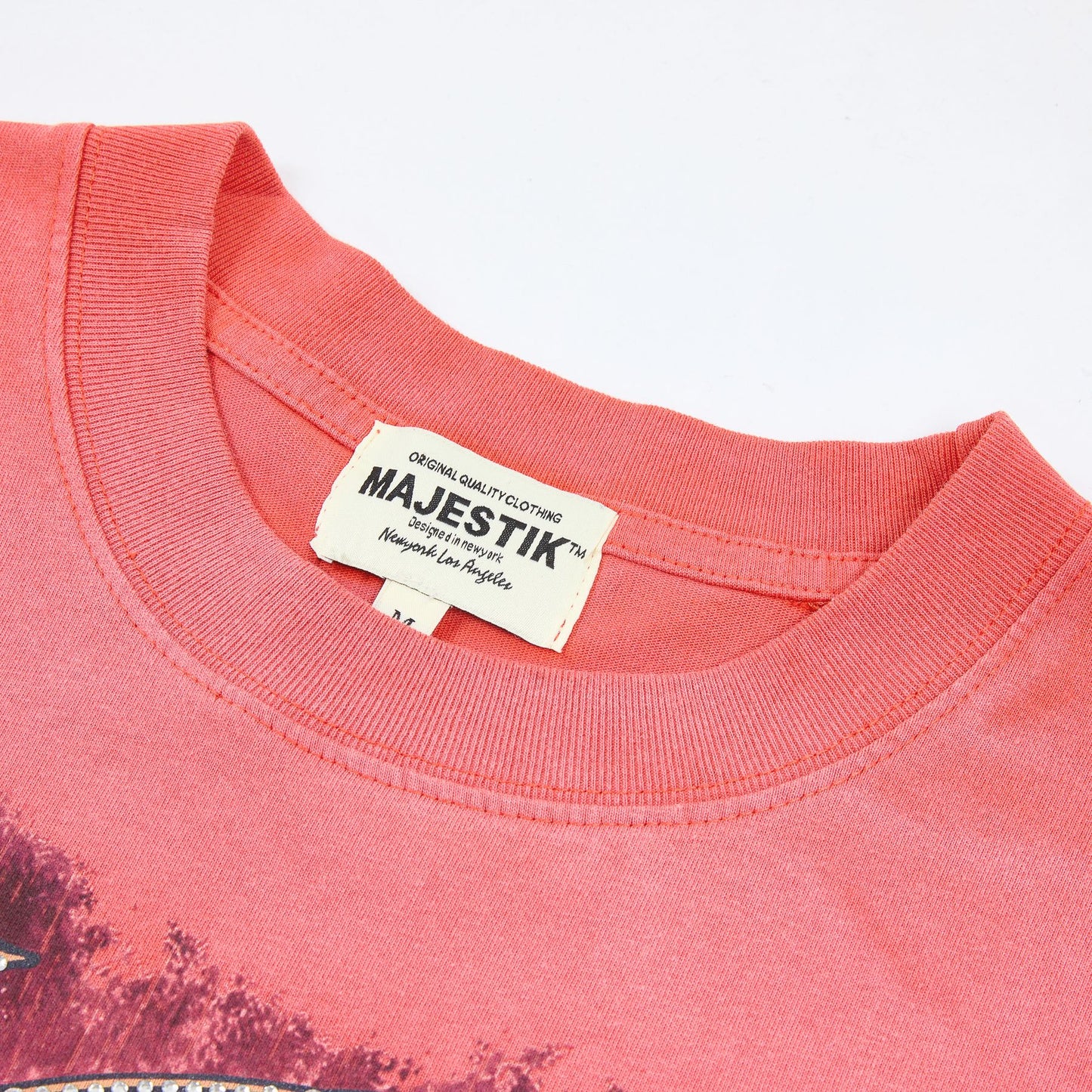 MAJESTIK Western UFO Graphic T-Shirt ¡ª neck_label