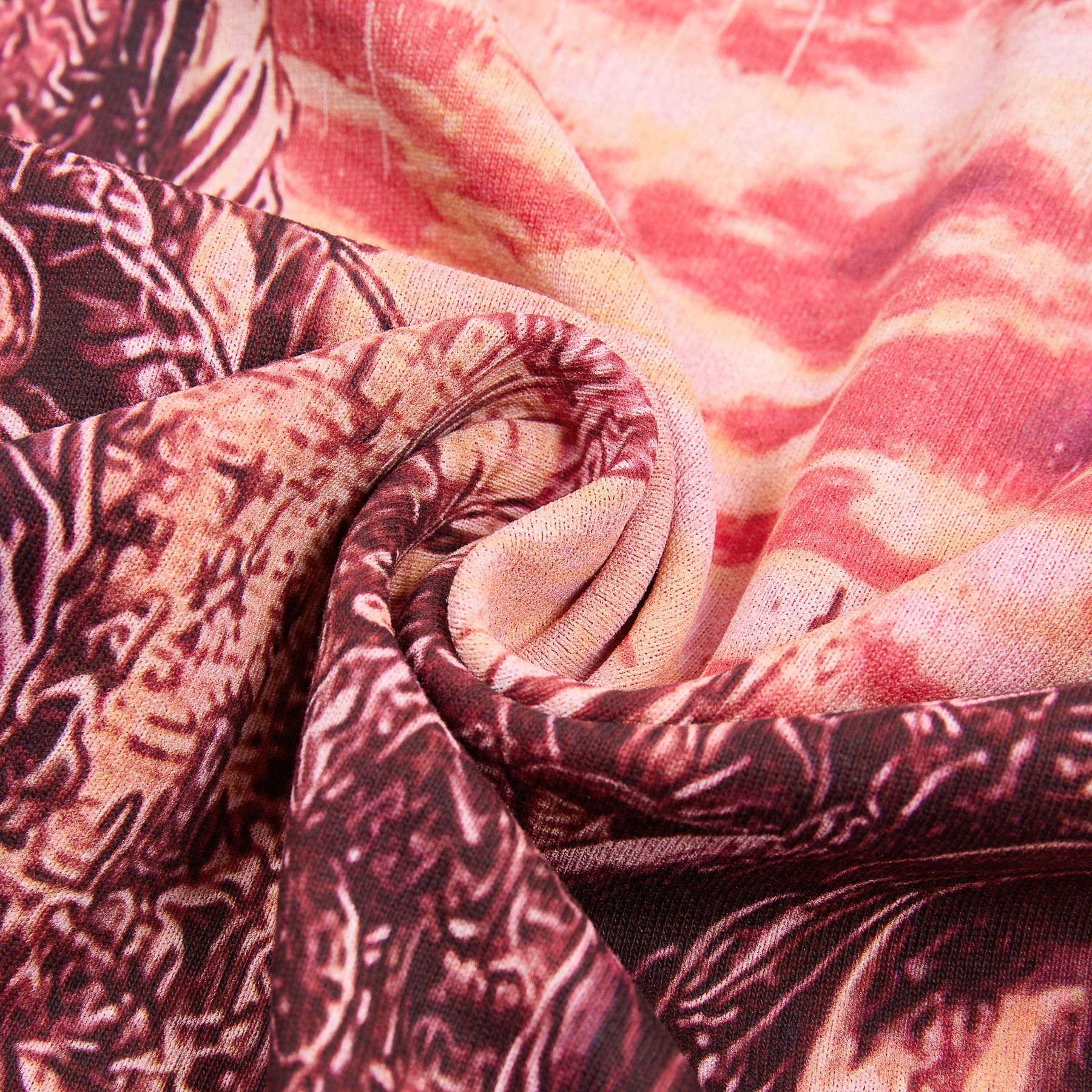 MAJESTIK Western UFO Graphic T-Shirt ¡ª fabric_closeup