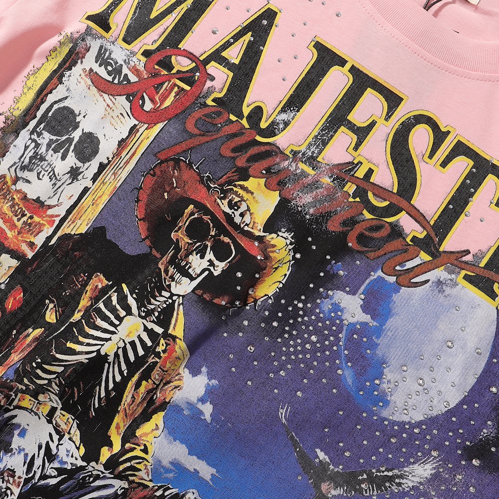 MAJESTIK Back To The One Graphic T-Shirt ¡ª detail