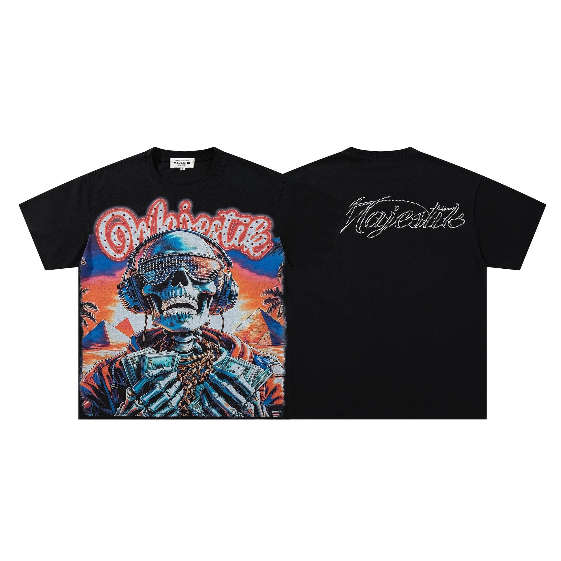 MAJESTIK Skull Graphic Short-Sleeve T-Shirt ¡ª hero