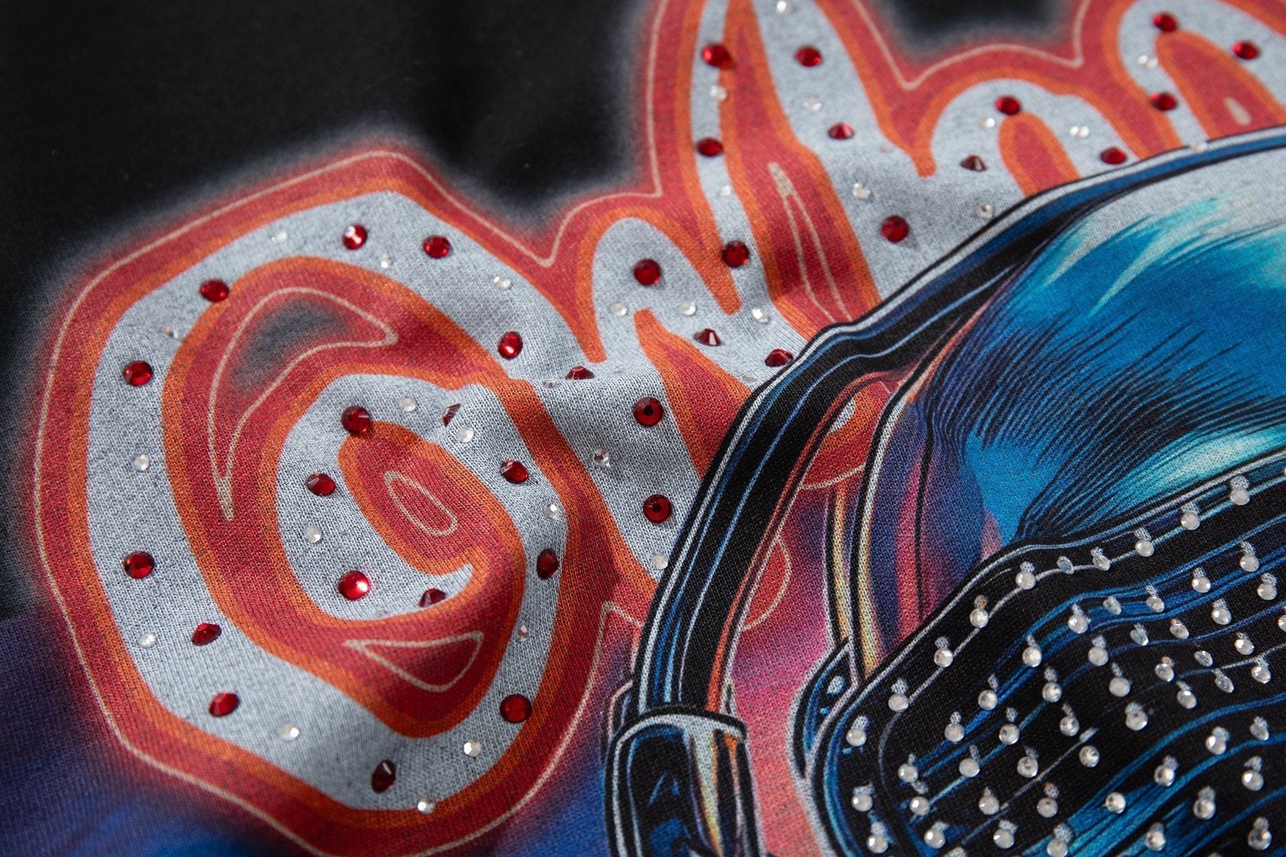 MAJESTIK Skull Graphic Short-Sleeve T-Shirt ¡ª detail
