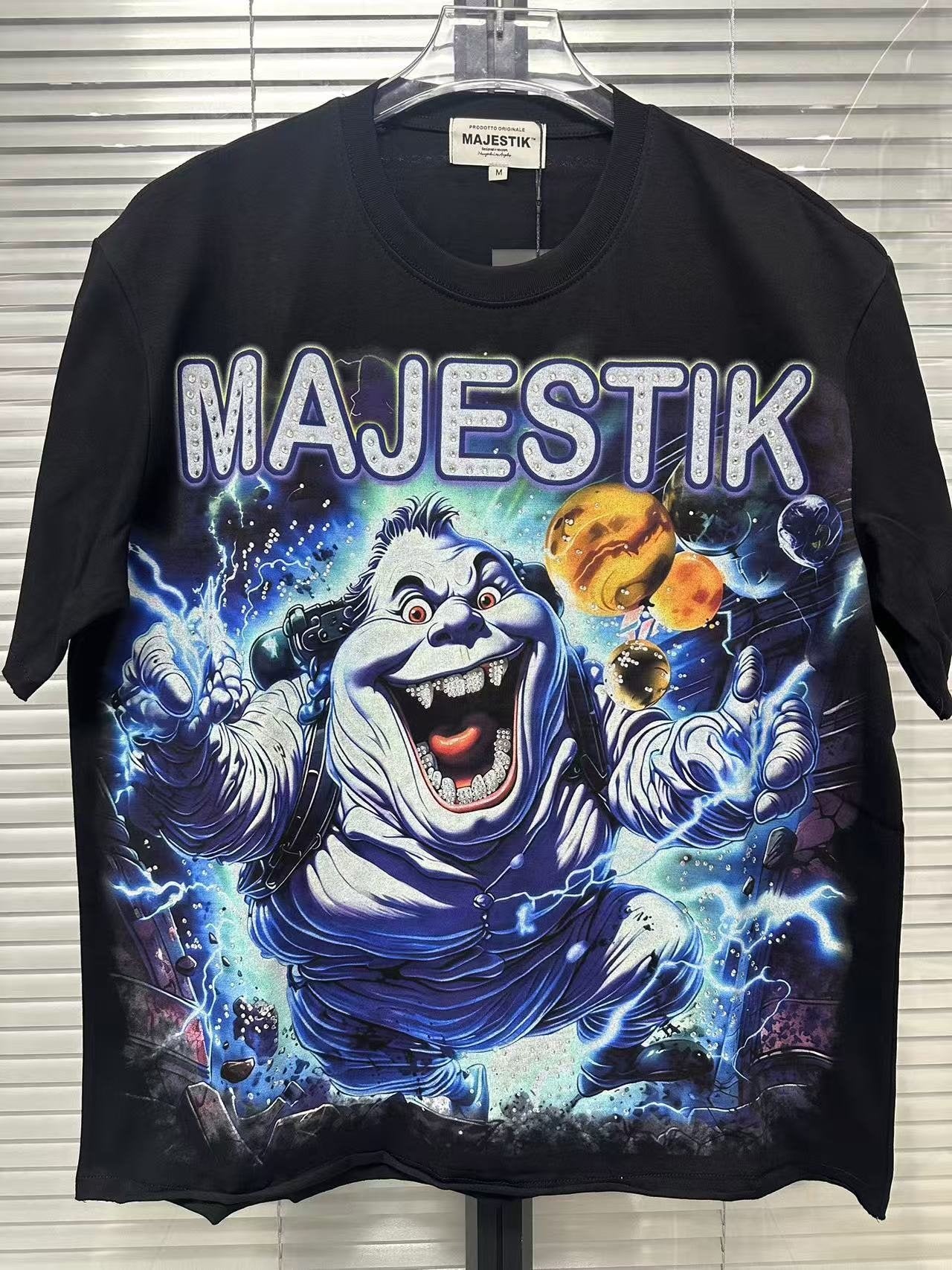MAJESTIK Monster Graphic Short-Sleeve T-Shirt ¡ª context