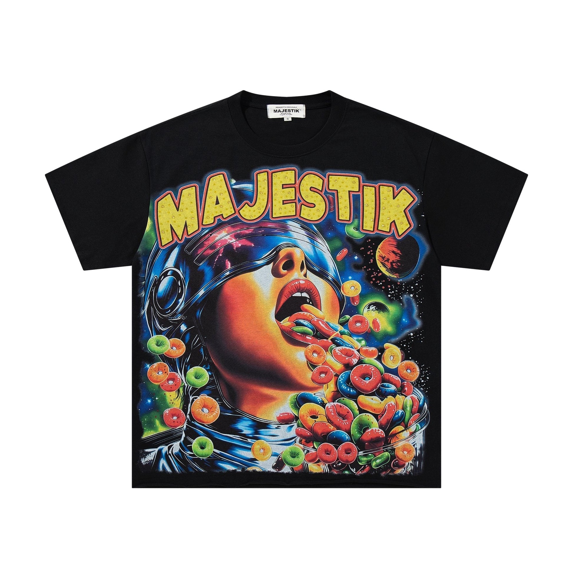 MAJESTIK Script Back Graphic T-Shirt ¡ª hero