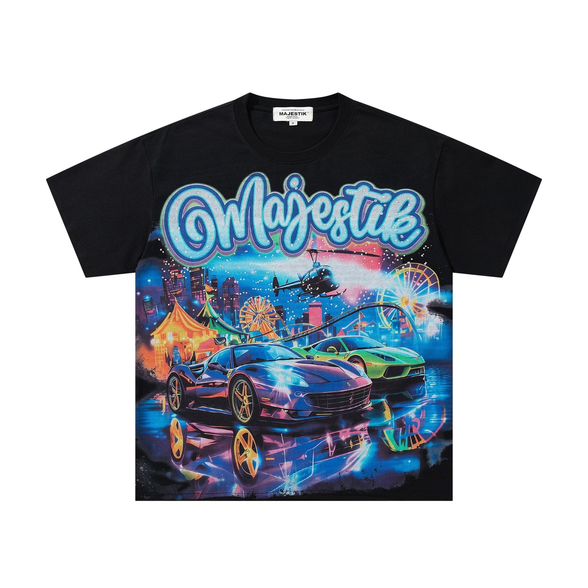 MAJESTIK Car Carnival Graphic T-Shirt ¡ª hero
