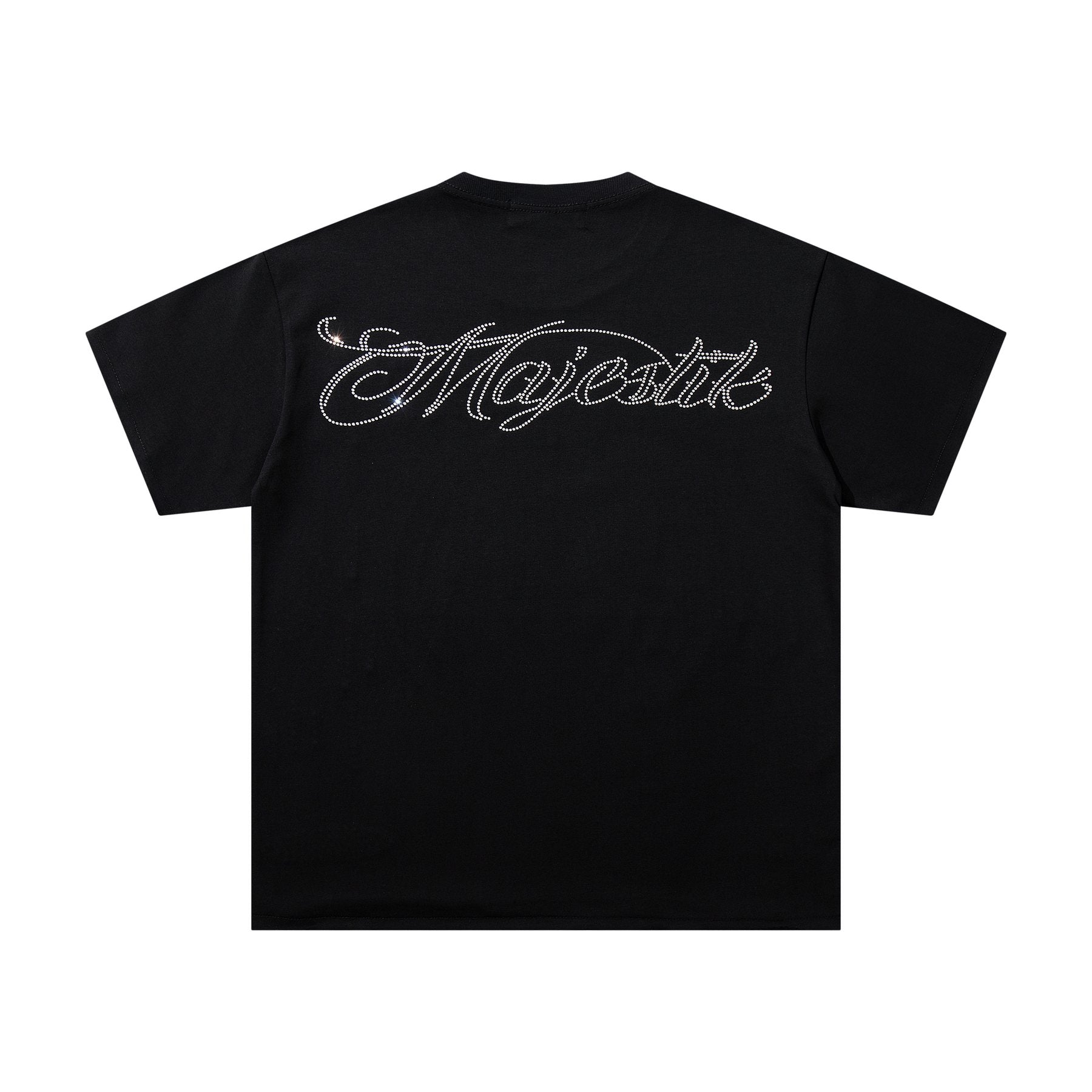 MAJESTIK Alien Rhinestone Graphic T-Shirt ¡ª back