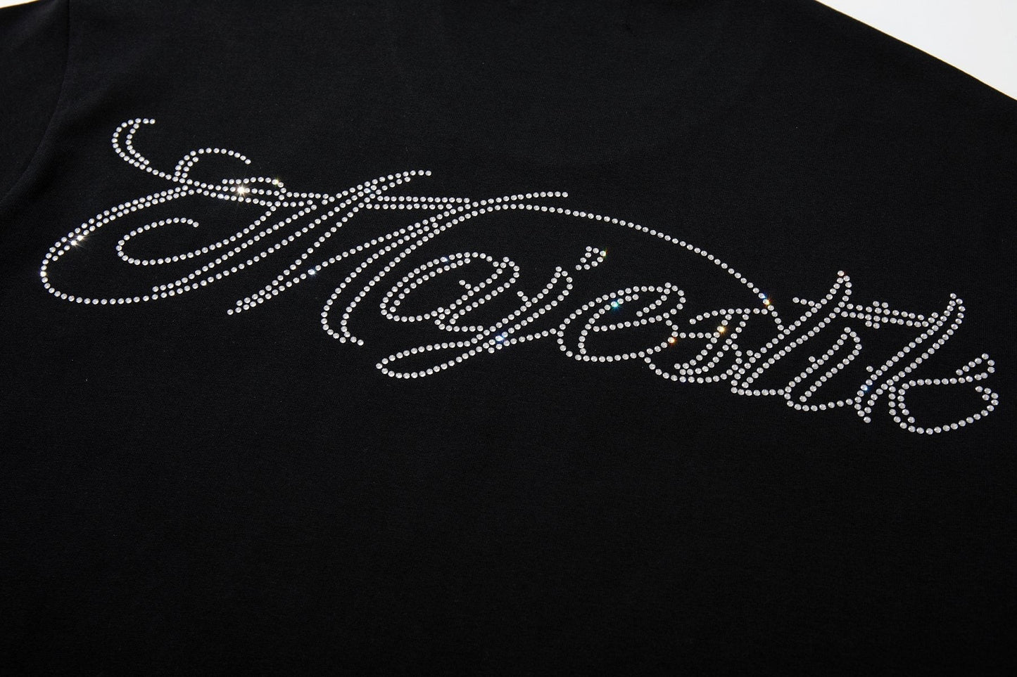 MAJESTIK Alien Rhinestone Graphic T-Shirt ¡ª detail
