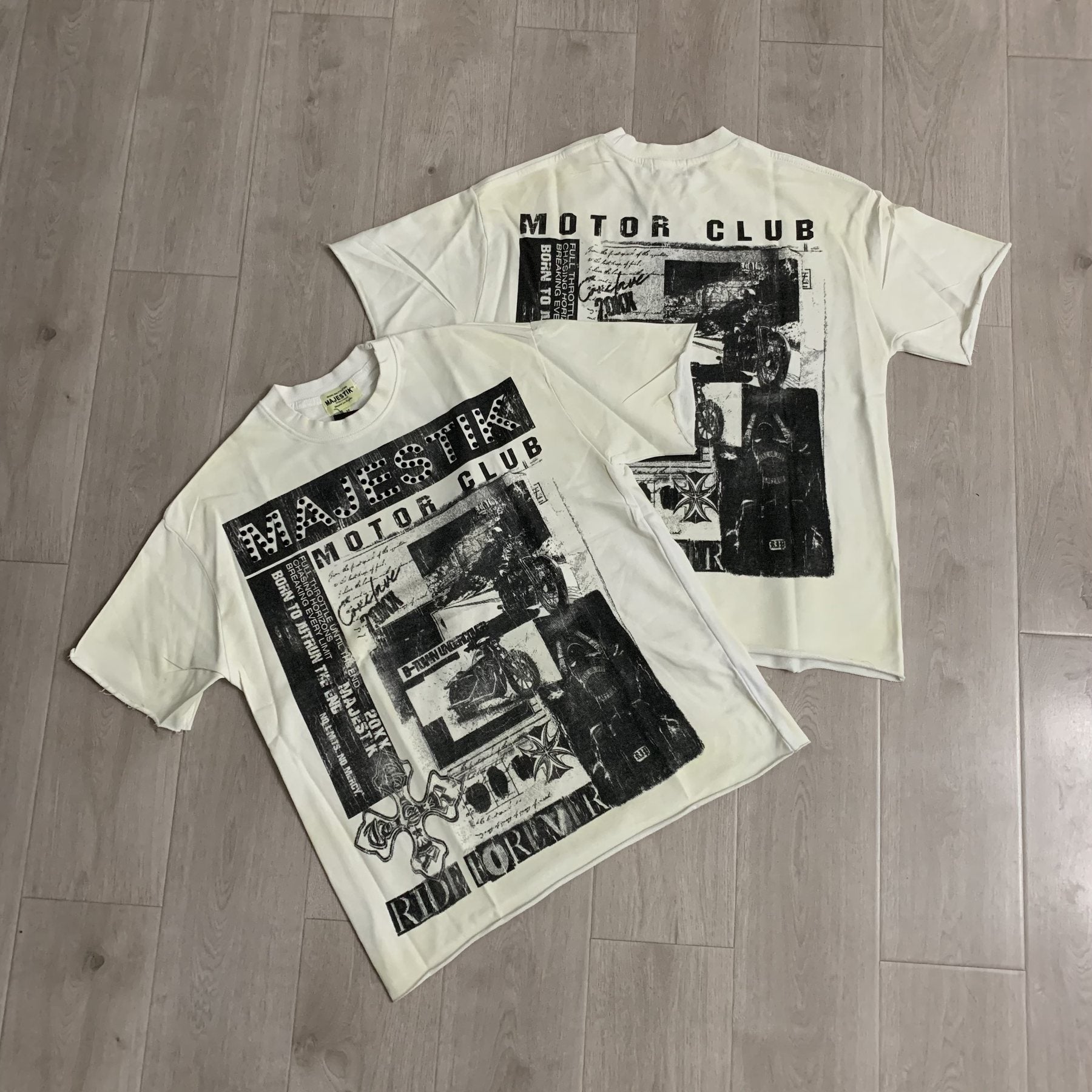 MAJESTIK Motor Club Graphic Short-Sleeve T-Shirt ¡ª context