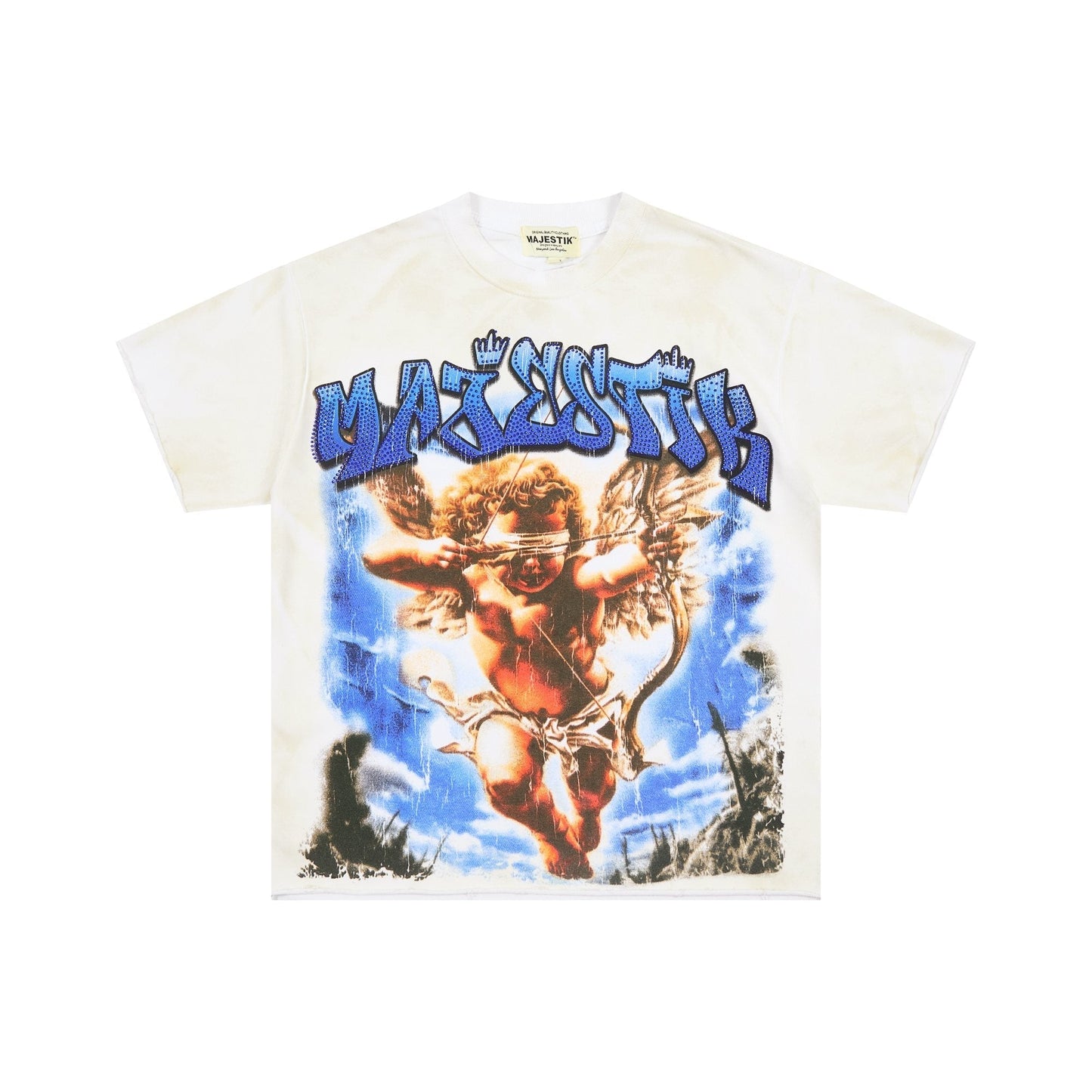 MAJESTIK Baby Angel Cherub Graphic T-Shirt ¡ª hero