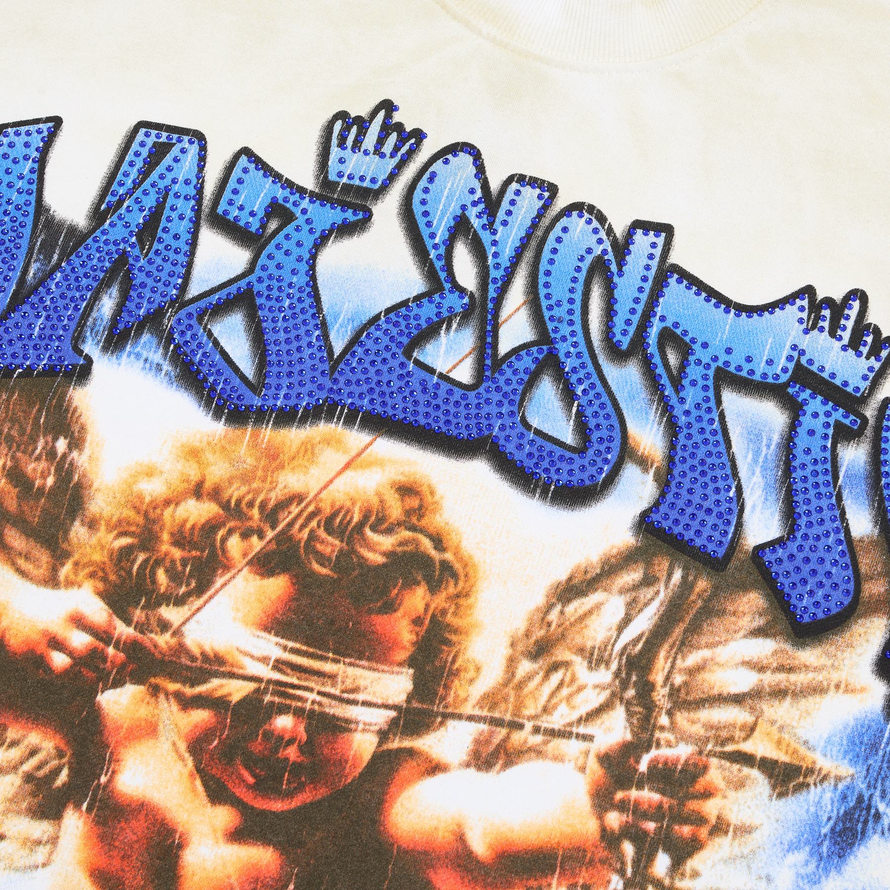 MAJESTIK Baby Angel Cherub Graphic T-Shirt ¡ª detail