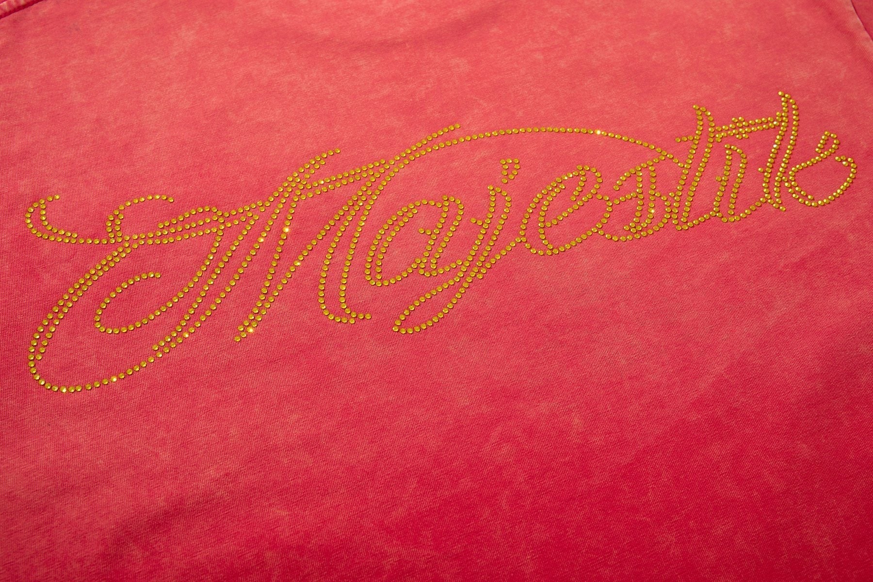 MAJESTIK Football Graphic Washed Short-Sleeve T-Shirt ¡ª detail
