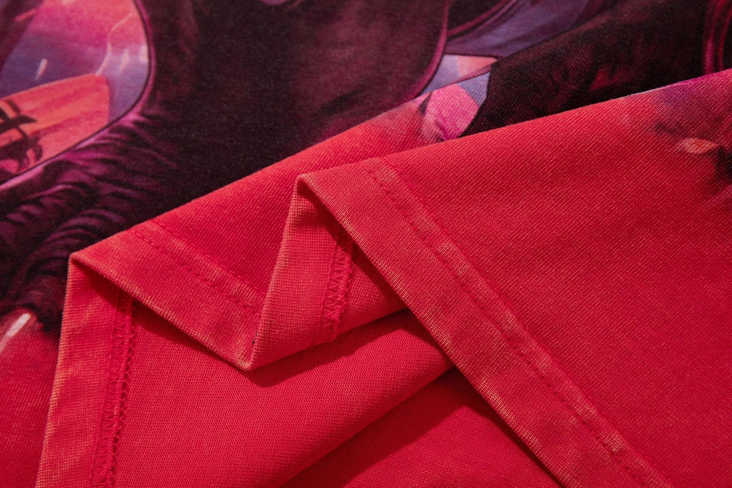 MAJESTIK Football Graphic Washed Short-Sleeve T-Shirt ¡ª detail