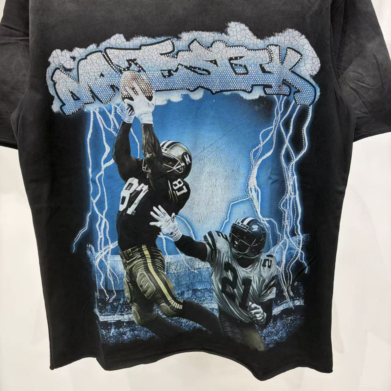 MAJESTIK Football Graphic T-Shirt ¡ª detail