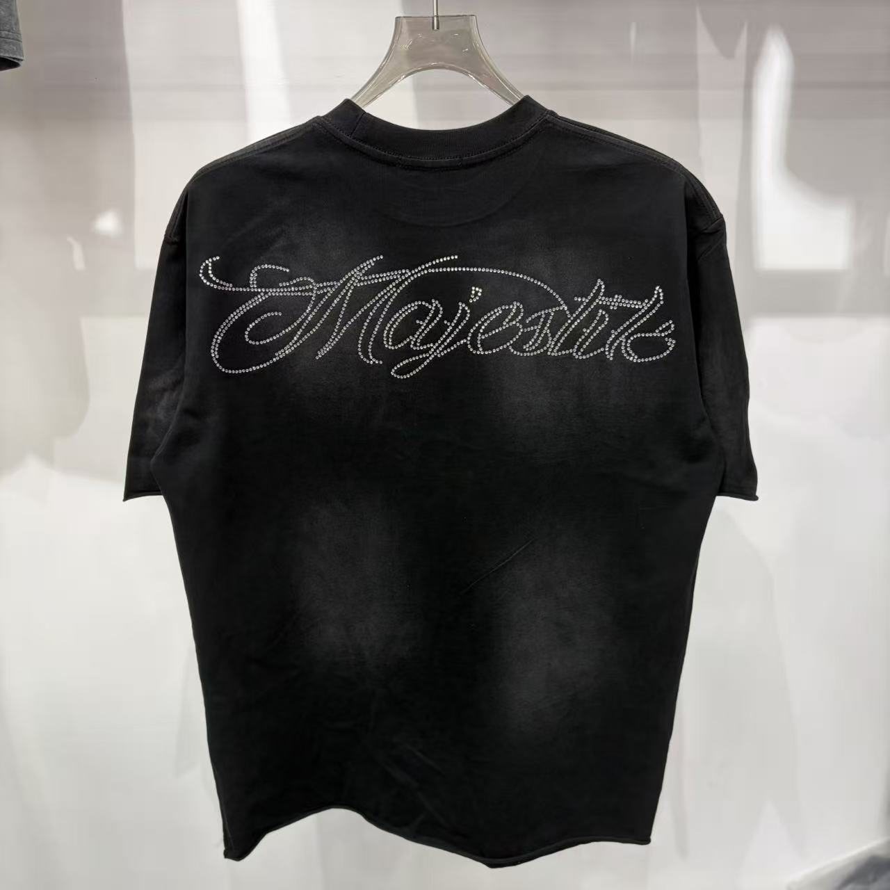 MAJESTIK Script Graphic Short-Sleeve T-Shirt ¡ª hero