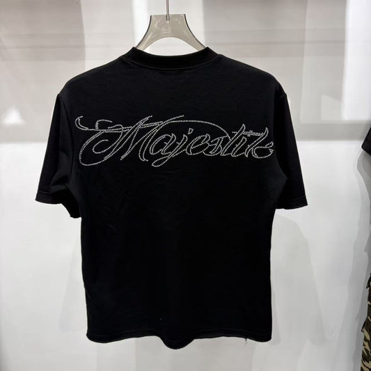 MAJESTIK Script Graphic Short-Sleeve T-Shirt ¡ª hero