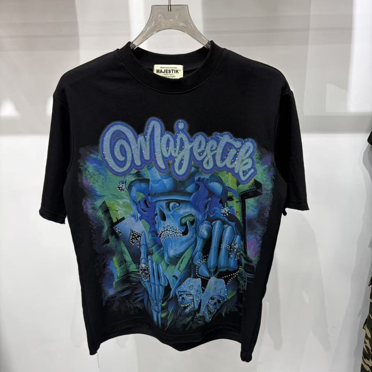 MAJESTIK Front & Back Graphic T-Shirt ¡ª front