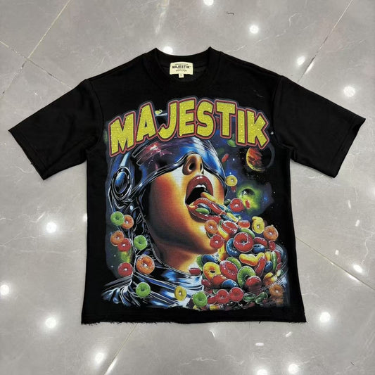 MAJESTIK Astronaut Candy Graphic T-Shirt ¡ª hero