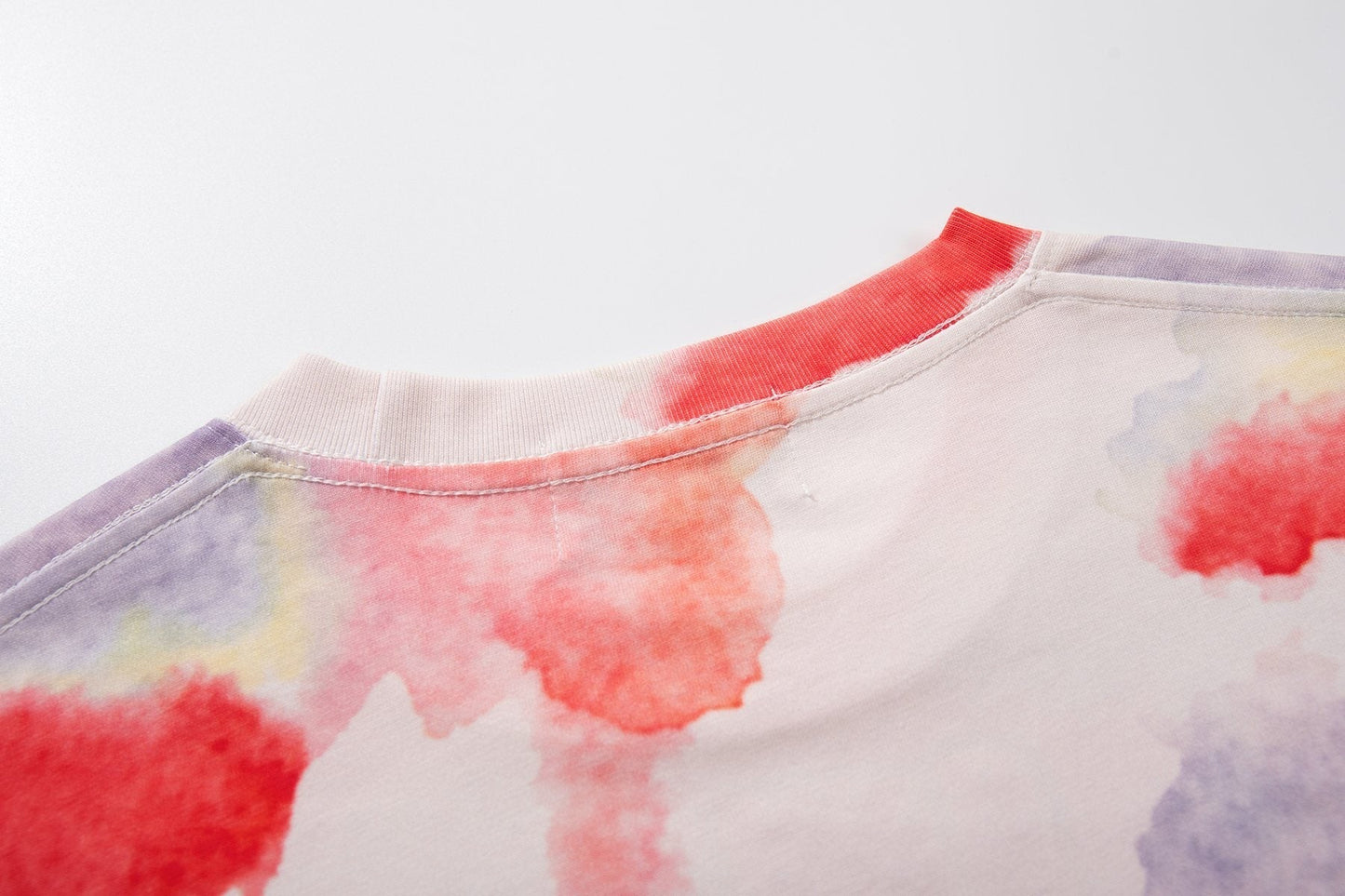 MAJESTIK Watercolor Allover Graphic T-Shirt ¡ª detail