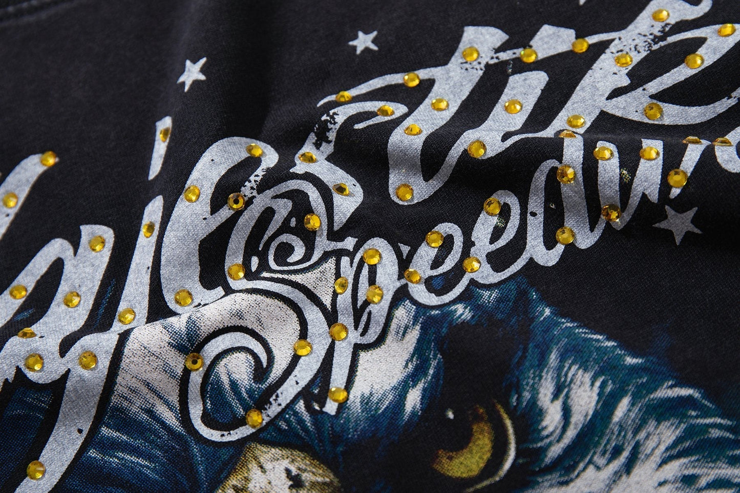 MAJESTIK Speedway Eagle Motorcycle Sleeveless T-Shirt ¡ª detail