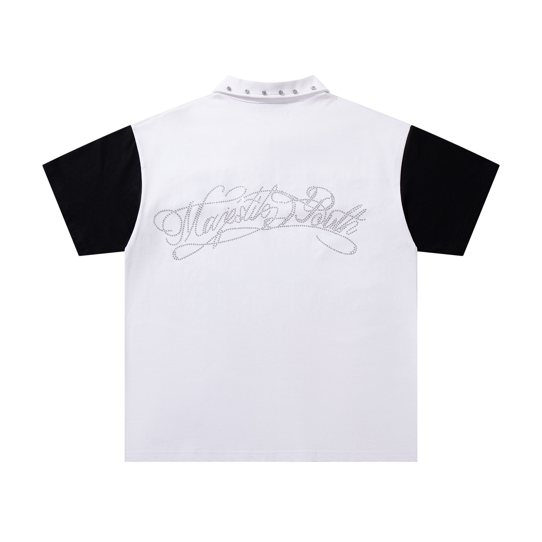 MAJESTIK Car Graphic Zip-Front Short-Sleeve T-Shirt ¡ª back