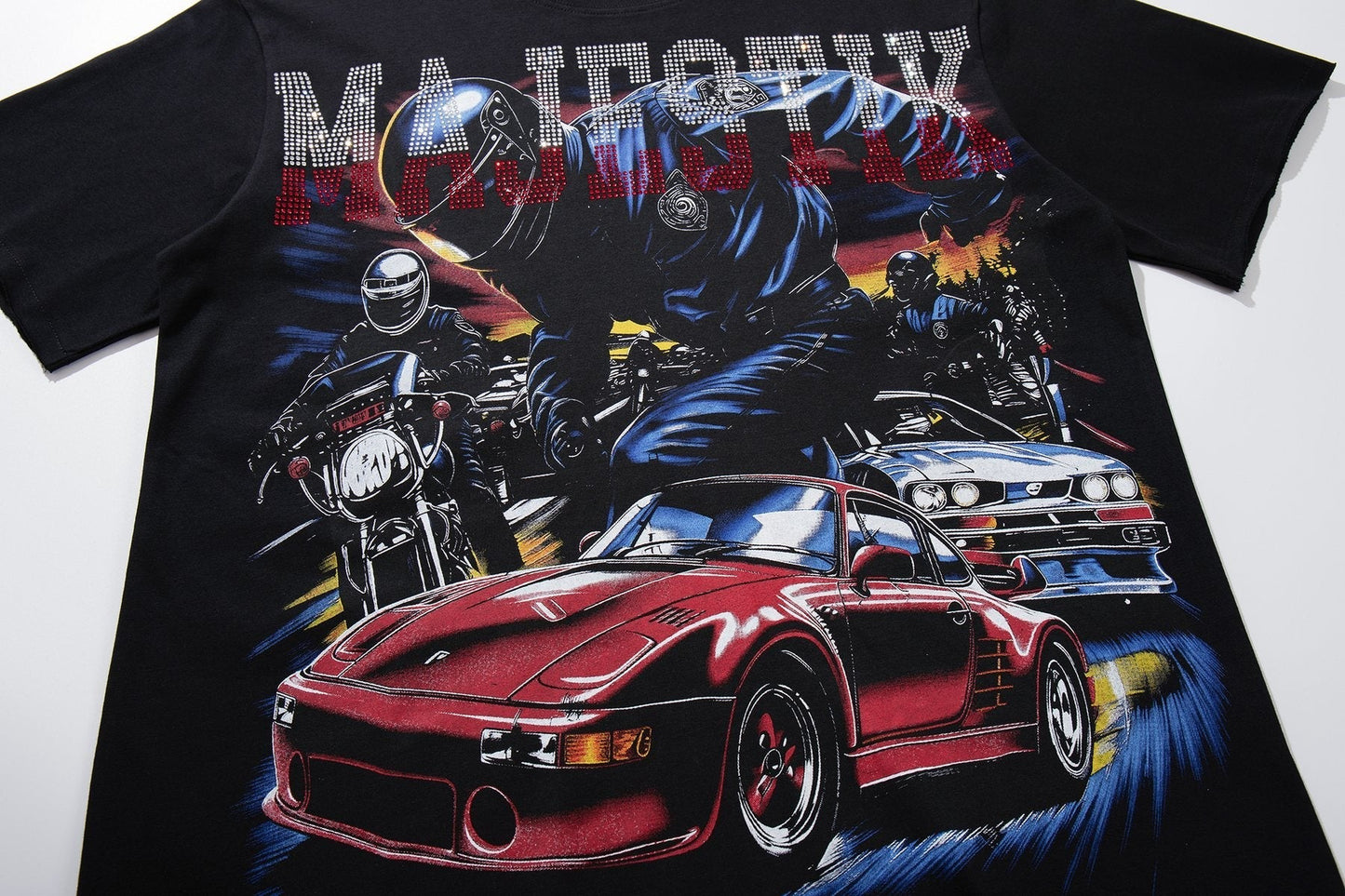 MAJESTIK Automotive Graphic Short-Sleeve T-Shirt ¡ª detail