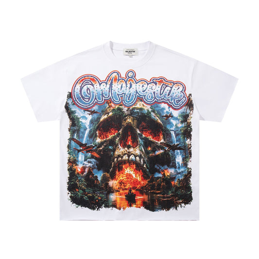 MAJESTIK Skull Graphic Short-Sleeve T-Shirt ¡ª hero