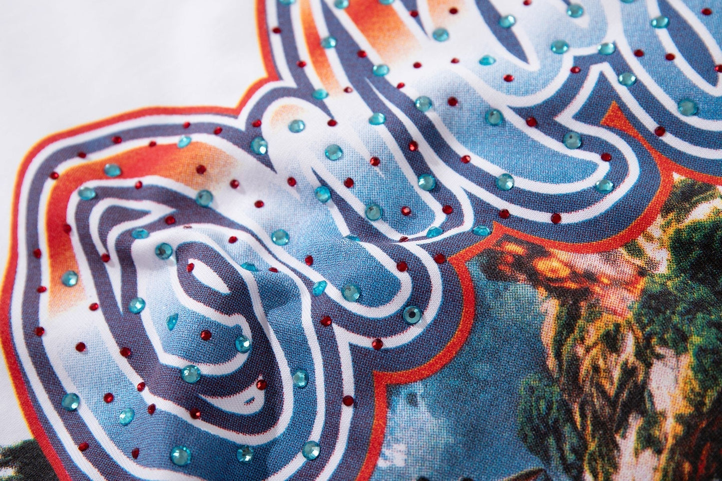 MAJESTIK Skull Graphic Short-Sleeve T-Shirt ¡ª detail