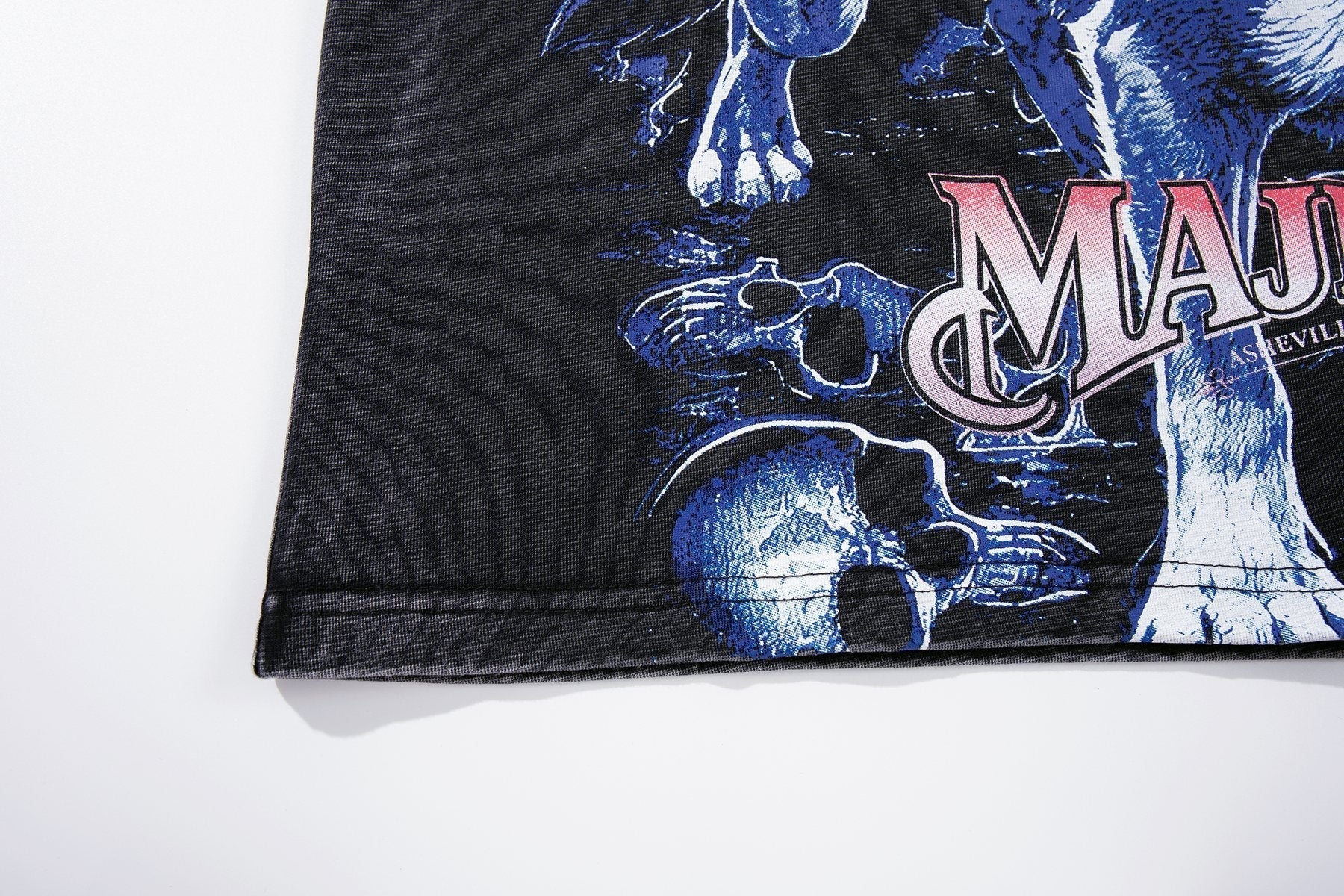 MAJESTIK Wolf Reaper Graphic T-Shirt ¡ª detail