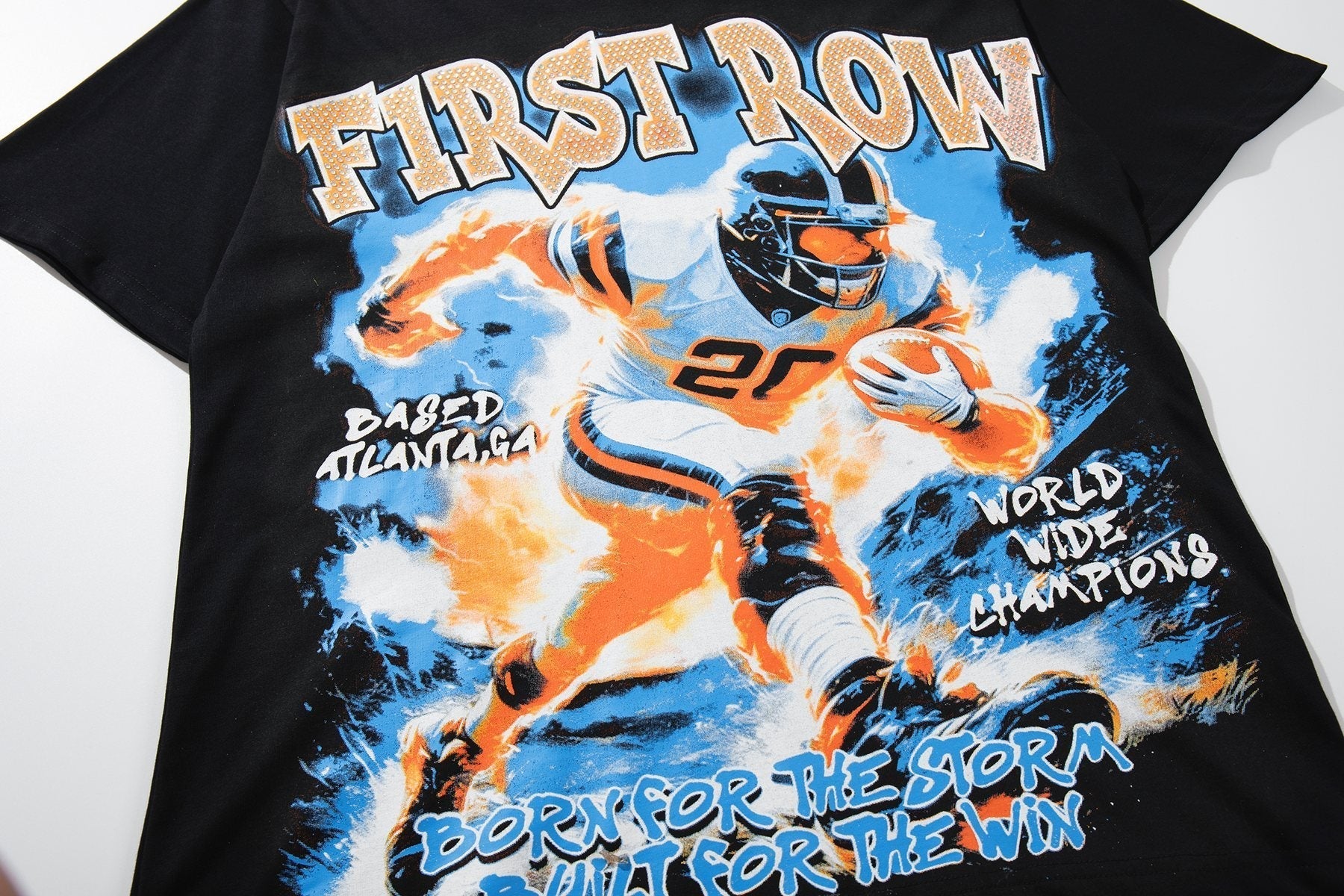 MAJESTIK Football Graphic Short-Sleeve T-Shirt ¡ª front