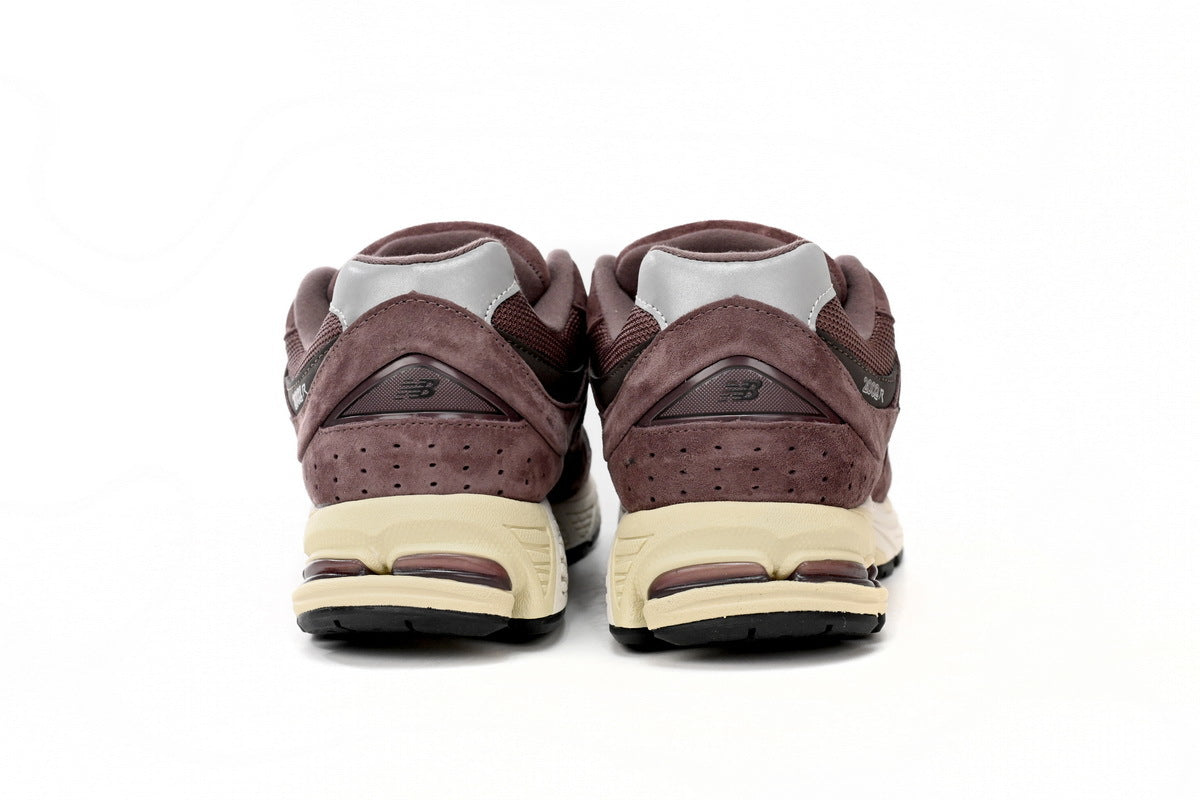 New Balance 2002R Women's & Men's Burgundy & Cream Retro Sneakers