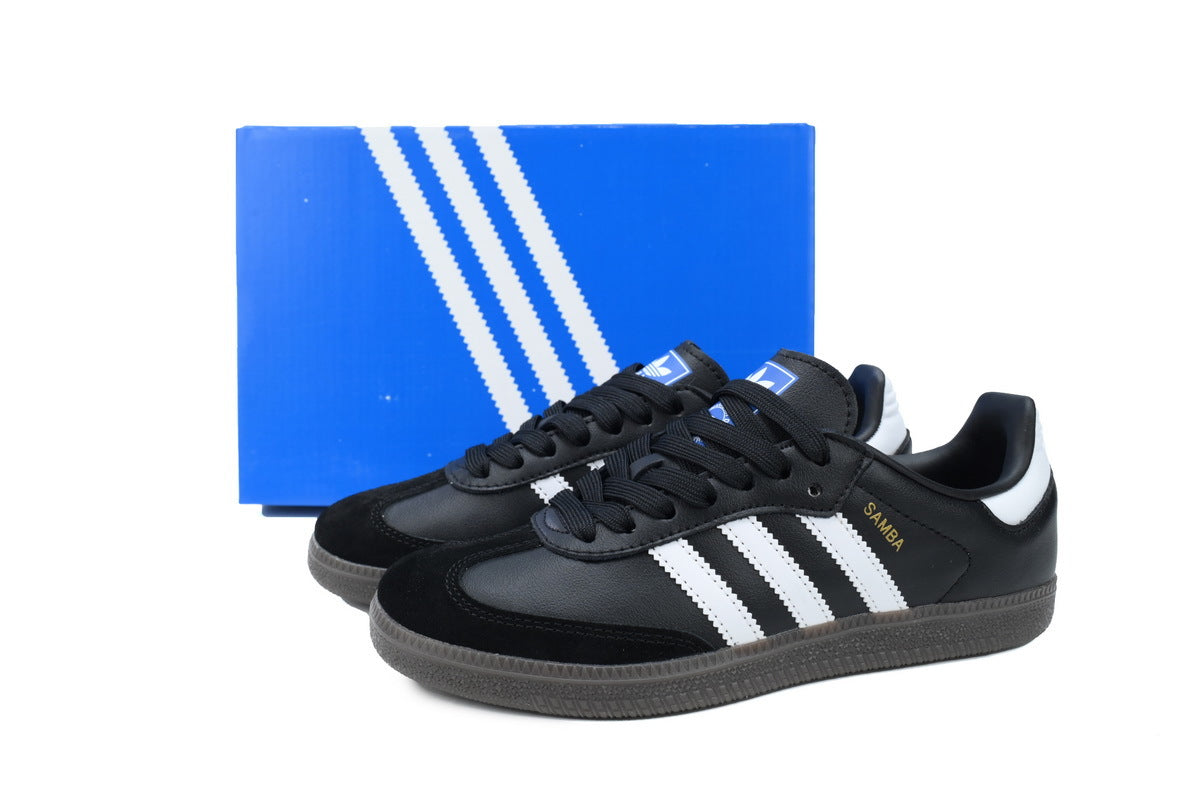 adidas samba  women's shoes  men's samba sneakers adidas samba  black OG ¨C Classic Leather Sneakers