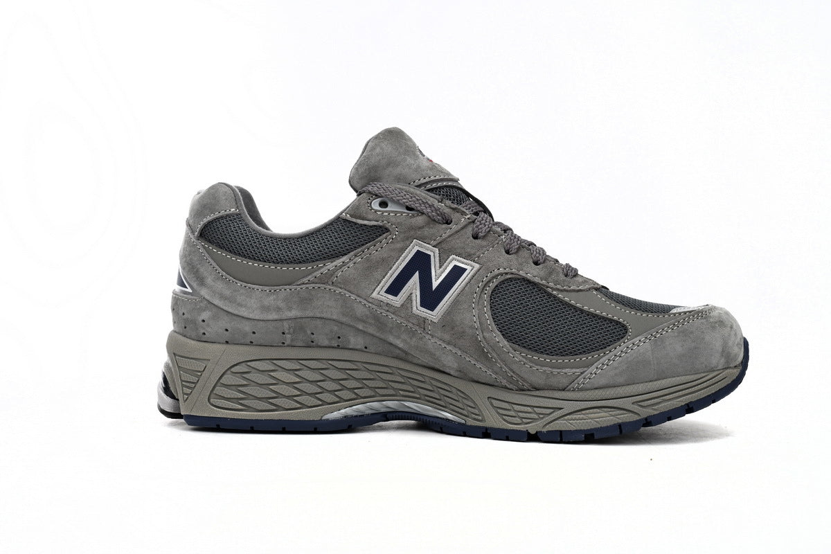 New Balance 2002R Women's & Men's Grey & Navy Retro Lifestyle Sneakers