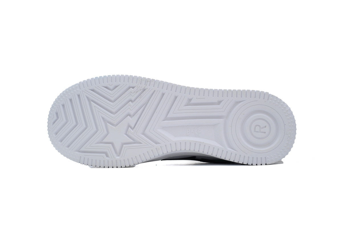 A BATHING APE BAPE STA Multicolor Mismatched Sneakers | Women's & Men's Skate-Inspired Shoes