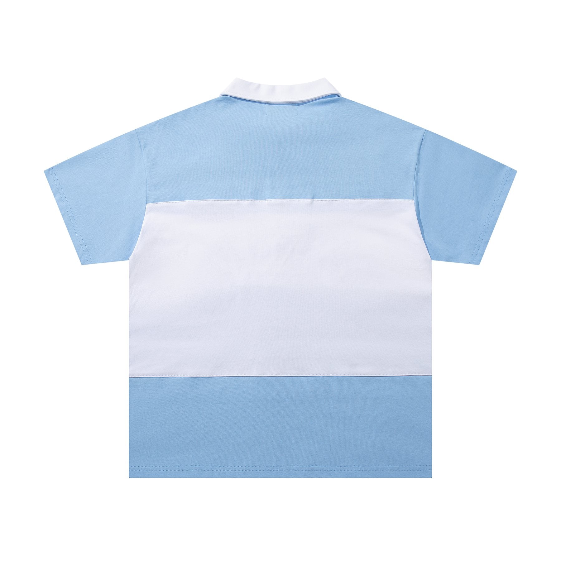 MAJESTIK XX Sports Graphic Zip Polo Shirt ¡ª back