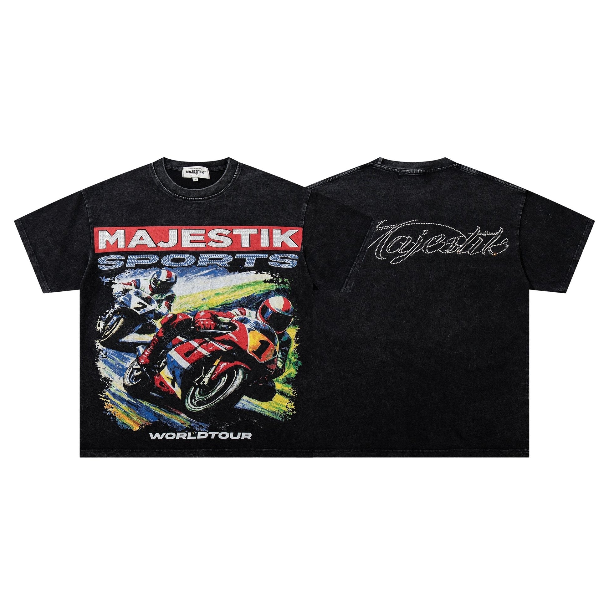 MAJESTIK Motorcycle World Tour Graphic T-Shirt ¡ª hero