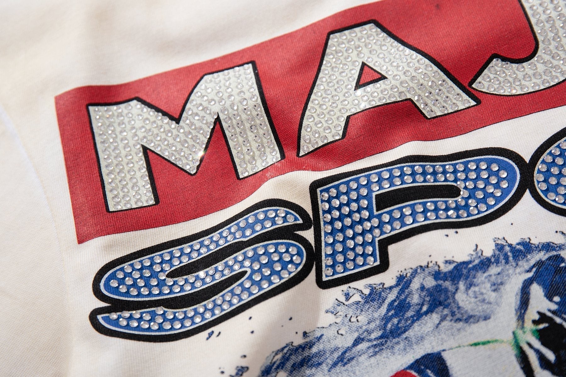 MAJESTIK Motorcycle World Tour Graphic T-Shirt ¡ª detail